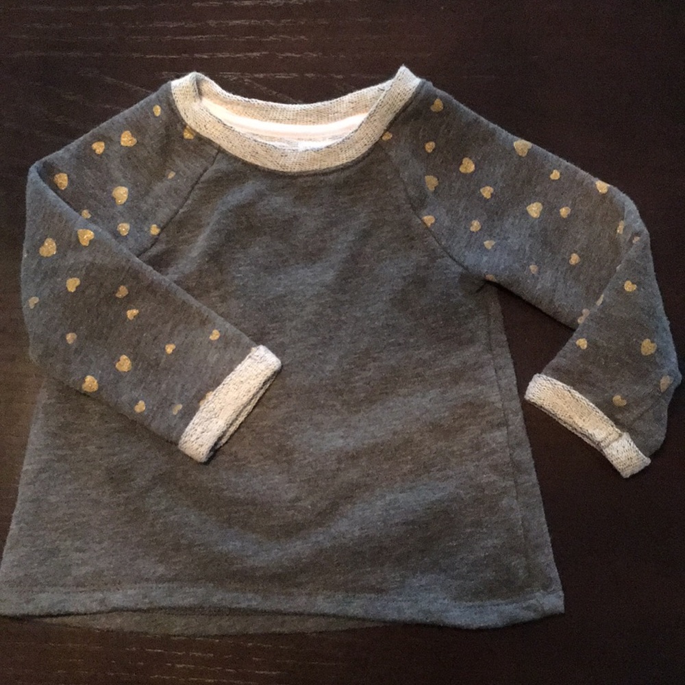 EUC baby girl sweatshirt